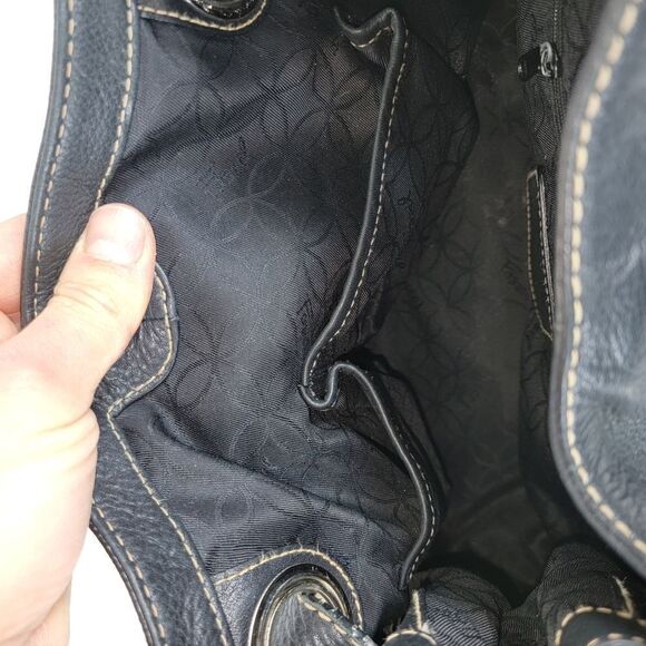 Fossil Black Leather Women's Shoulder Bag - Picture 12 of 12